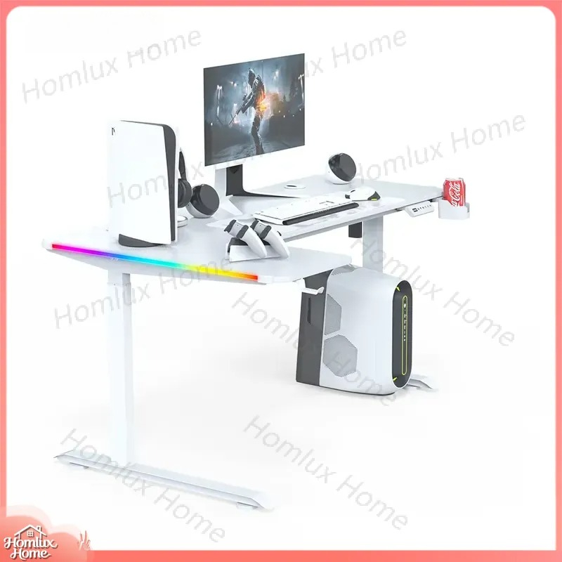 ゲーミングデスク 高さ調節可能 ロングワークステーション コ - Desk Setup L Shaped のレビューと価格