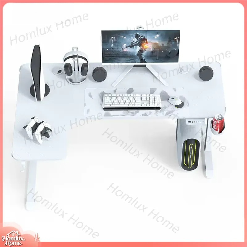 ゲーミングデスク 高さ調節可能 ロングワークステーション コ - Desk Setup L Shaped のレビューと価格