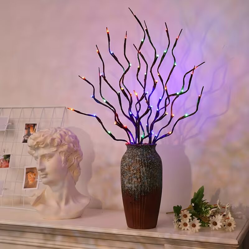1/2PC 20LED 桜の枝ライト屋内屋外ホームデコレーシ - Desk Setup Lamp のレビューと価格