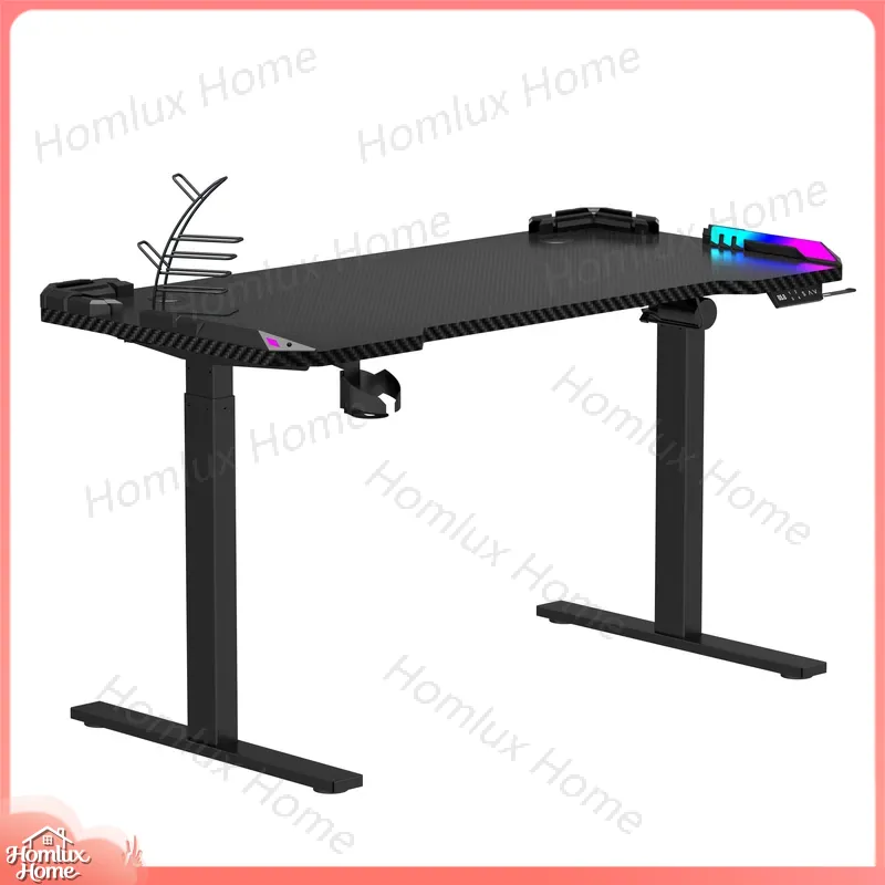 カスタマイズ可能なRGB LEDデスクランプ、寝室やPCゲー - Desk Setup L Shaped のレビューと価格